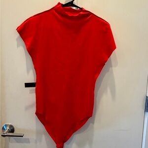 Zara Bold Red Bodysuit